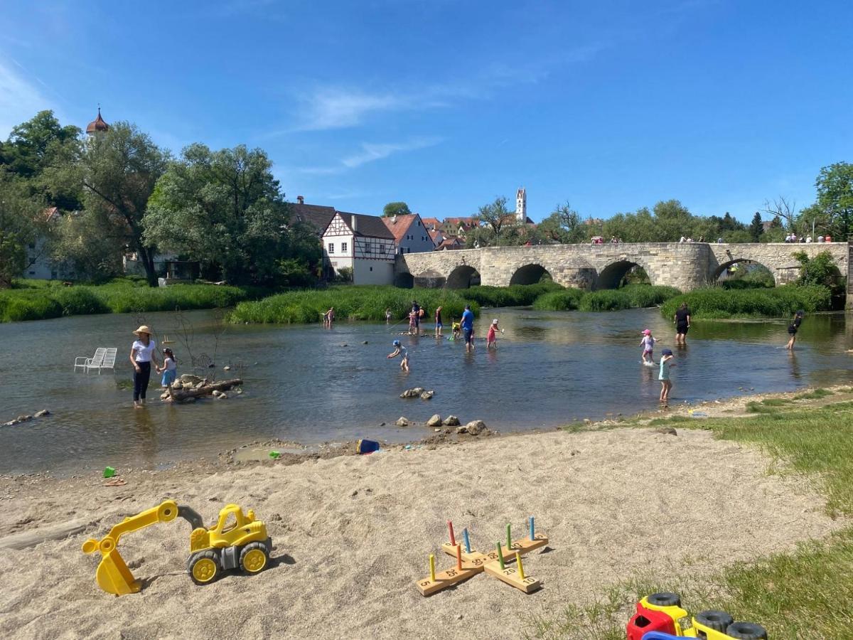 Appartement Burgblick Harburg  Esterno foto