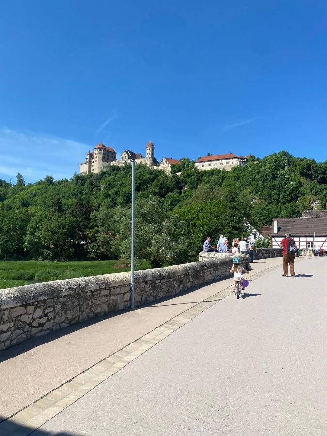 Appartement Burgblick Harburg  Esterno foto